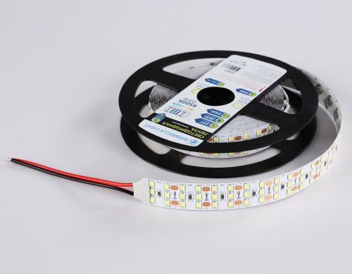 Светодиодная лента трехрядная 24В 2835 324Led 26Вт/м 6500K IP20 5м фото 7