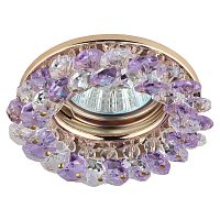 Встраиваемый светильник ЭРА Декор DK16 GD/WH/PU C0043796