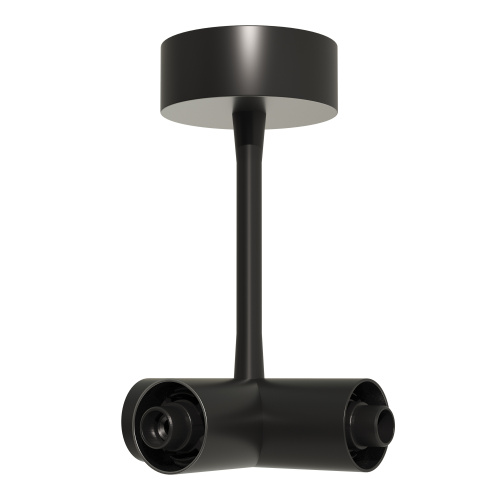 ST1602.459.00 Потолочный токопроводящий Т-коннектор ST-Luce Черный TECHNO фото 2