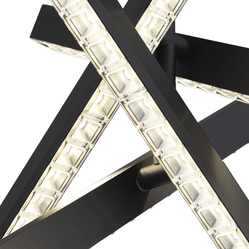 SL1018.413.04 Светильник подвесной ST-Luce черный/прозрачный LED 1*43W 4000K EUCLIDICS фото 3