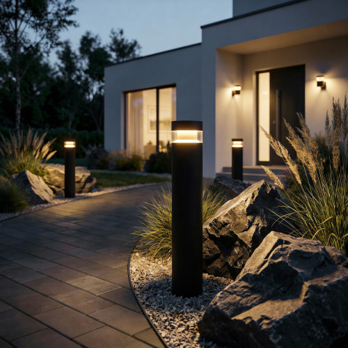 Садово-парковый светильник 1532 TECHNO LED 3000K чёрный 1532 TECHNO LED черный фото 3