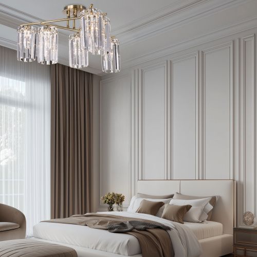 Citilux AXIS CL313263 Люстра хрустальная потолочная Бронза фото 14 Citilux AXIS CL313263 Люстра хрустальная потолочная Бронза фото 14