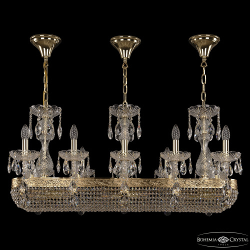 Люстра хрустальная 1452/10/195/1000 G Bohemia Ivele Crystal (Богемия Ивеле Кристалл) фото 2 Люстра хрустальная 1452/10/195/1000 G Bohemia Ivele Crystal (Богемия Ивеле Кристалл) фото 2