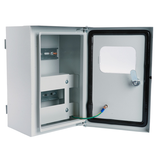 Шкаф учетно-распределительный навесной ЩУРн-1/6 STEKKER EBX60-3/1/6.2-54  IP54 (285*190*145) сталь, серия ArcaMetal фото 9