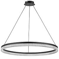 736187 Люстра ROTONDA 51W LED 2808LM 180G ЧЕРНЫЙ 3000K