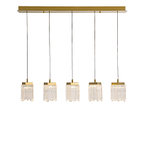 Подвесной светильник MD25020403-5B2 Satin gold, LED/25.4W, 3000K dimmable