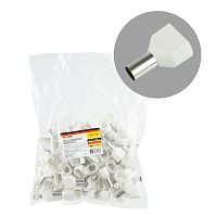 LD406-1614 Наконечник штыревой втулочный изолированный НШВИ(2) 16-14 (упаковка 100 шт)