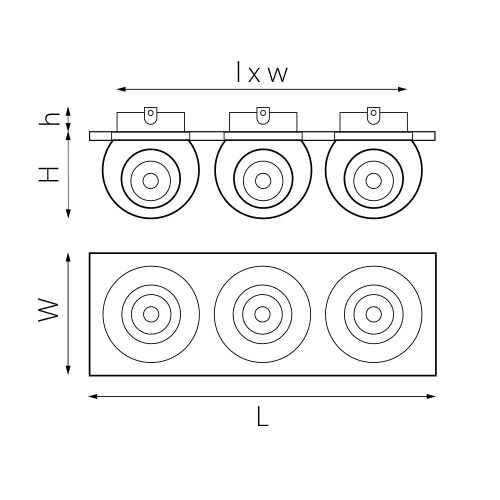 i536626262 Светильник INTERO LED 9W*3 850LM*3 24G БЕЛЫЙ 3000K (217536+217062+217062+217062) фото 2 i536626262 Светильник INTERO LED 9W*3 850LM*3 24G БЕЛЫЙ 3000K (217536+217062+217062+217062) фото 2