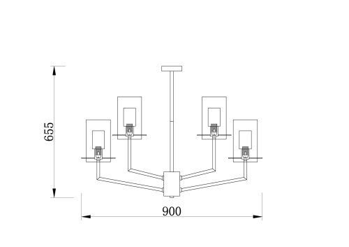 Подвесной светильник Freya FR5206PL-09FG фото 2