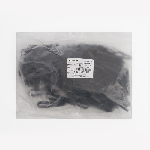 Дюбель-хомут для круглого кабеля (5-10мм), STEKKER DCL00-05-10, полипропилен, черный (100шт.) фото 2