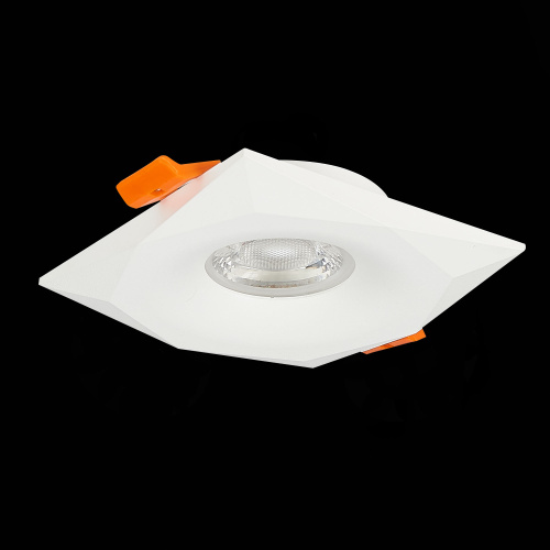 ST203.508.01 Св-к встр. Белый GU10 1*50W  L95xW95xH25 220V Без ламп Встраиваемые светильники фото 7