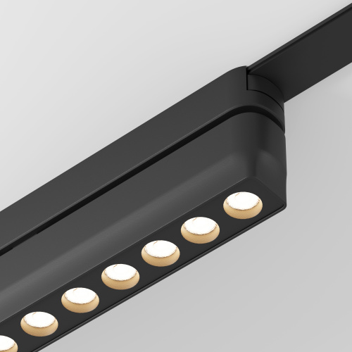 DK5308-BK Светильник для трека Air, серия Grill 3000 со светодиодом, L230*W26*H60мм, 48V DC, 12W, RA?90, 36°, 3000K, IP20, черный, алюминий фото 6 DK5308-BK Светильник для трека Air, серия Grill 3000 со светодиодом, L230*W26*H60мм, 48V DC, 12W, RA?90, 36°, 3000K, IP20, черный, алюминий фото 6