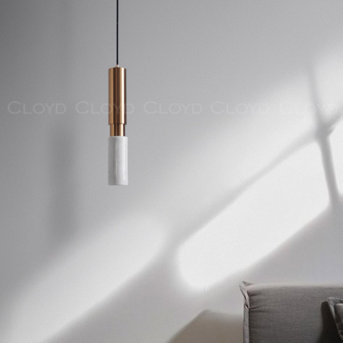 Подвесной светильник Cloyd SEQUEL P1 / латунь - бел.мрамор (арт.11061) фото 5
