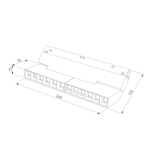 Slim Magnetic Трековый светильник 22W 4000K Mobi (чёрный) 85191/01 фото 8 Slim Magnetic Трековый светильник 22W 4000K Mobi (чёрный) 85191/01 фото 8