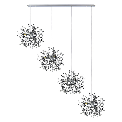 L4PL721134 Подвес четверной линейный EXTRA 4x3x5W(led) G9 (721134 - 4 + 572144 -1) ХРОМ L4PL721134 Подвес четверной линейный EXTRA 4x3x5W(led) G9 (721134 - 4 + 572144 -1) ХРОМ