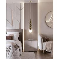 8087/1A MODERNI LN26 384 золото/белый, металл/стекло Подвесной светильник G9 1*20W 220V SOLIDA