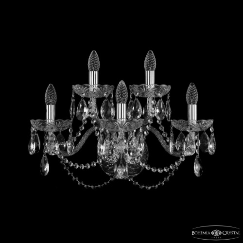 Бра хрустальные 1402B/3+2/195/XL Ni Bohemia Ivele Crystal (Богемия Ивеле Кристалл) Бра хрустальные 1402B/3+2/195/XL Ni Bohemia Ivele Crystal (Богемия Ивеле Кристалл)