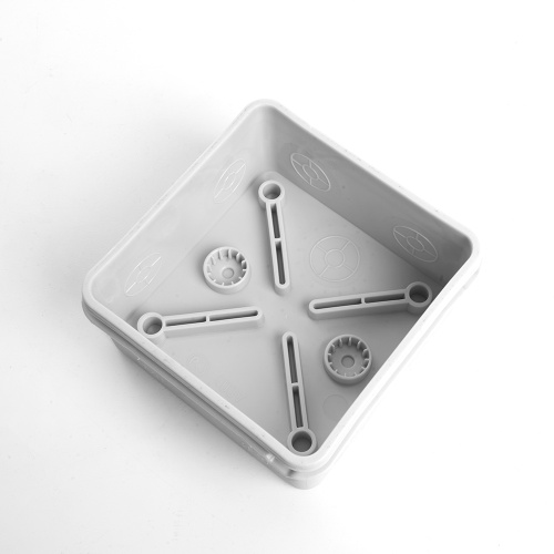 Коробка разветвительная 2х компонентная HF EBX40-38-67,  100*100*50мм, 8 вводов, IP67, серая (GE42455) фото 3