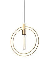 Золотой подвесной светильник "Бекки"