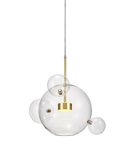 Подвесной светильник Lumina Deco Neroni LDP 6016-3+1 GD фото 7