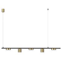 6532/57L LEDIO LN23 000 чёрный, латунь Светильник подвеснойс ПДУ LED 57W 3000-6000K 220V FLINT