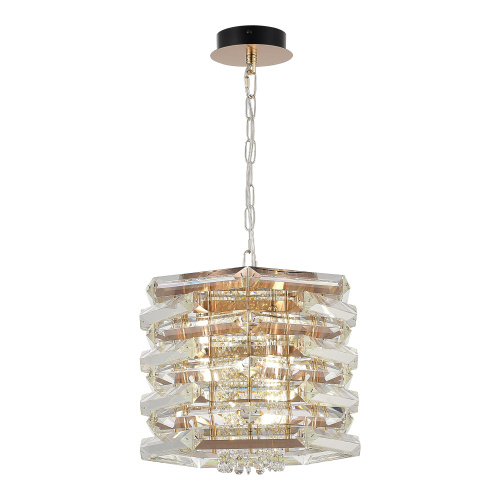 utsenka-SL6137.203.04 Светильник подвесной ST-Luce медь/прозрачный E14 4*40W STROZZI