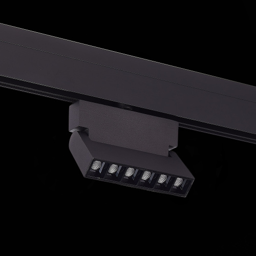 ST362.436.06 Магнитный трековый светильник Черный LED 1*6W 3000K 532Lm Ra>80 36° IP20 L120xW22xH134 SKYLINE 48 фото 5