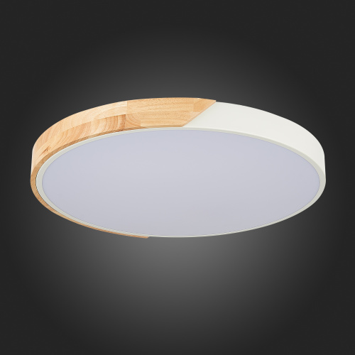 SLE200952-01 Светильник потолочный Белый, Светлое дерево/Белый LED 1*45W 3000K/4000K/6000K FESTA фото 11
