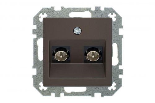 ТВ-розетка TV/SAT Liregus Retro коричневый омбре 29-033 фото 2