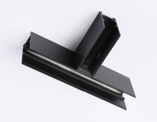 Коннектор Т-образный для накладного шинопровода Magnetic 20 48В черный фото 3 Коннектор Т-образный для накладного шинопровода Magnetic 20 48В черный фото 3