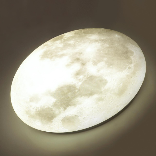 3084/EL PALE SN 117 Светильник пластик/белый/серый LED 72Вт 3000-6300K D480 IP43 пульт ДУ MOON фото 3 3084/EL PALE SN 117 Светильник пластик/белый/серый LED 72Вт 3000-6300K D480 IP43 пульт ДУ MOON фото 3