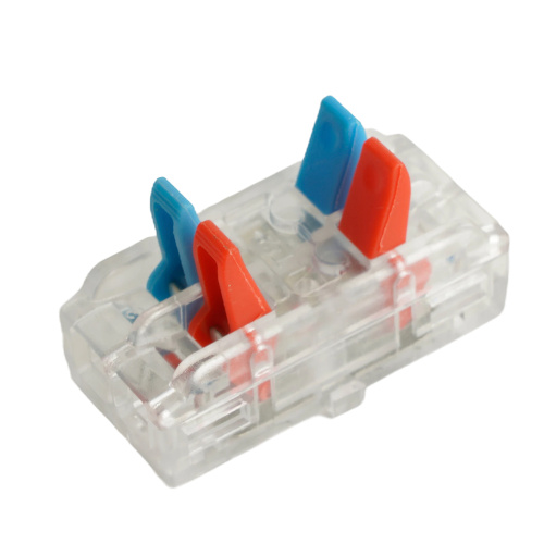 Клемма супер-компактная проходная серии 219 на 2 контакта STEKKER,LD219-422,  (DIY упак 10 шт) фото 3