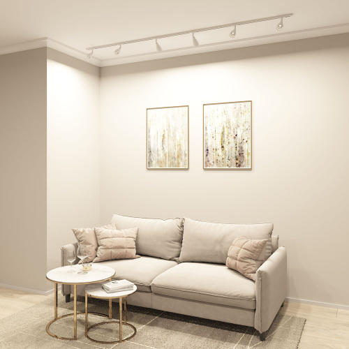 DK6050-WH Трековый светильник IP 20, 15 Вт, GU10, белый, алюминий, пластик фото 3