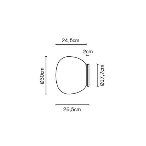 Настенный/Потолочный светильник Lumi Mochi d30 фото 2