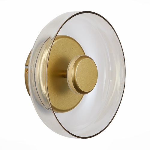 SL6002.201.01 Светильник настенный ST-Luce Золотистый/Янтарный LED 1*7W 4000K LAZIO фото 3