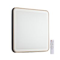 7621/DLN PALE SN 162 Светильник пластик/черн./медный LED 48Вт 3000-6000K 440х440 IP43 пульт ДУ EFFA