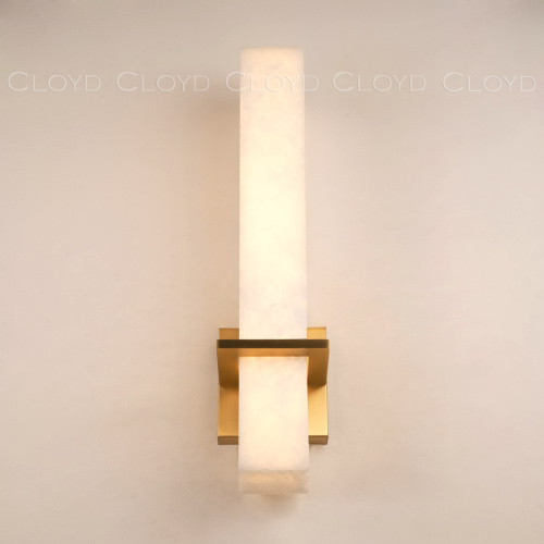 Бра Cloyd BEGRIFF W1 / алебастр -латунь (арт.20325) фото 4