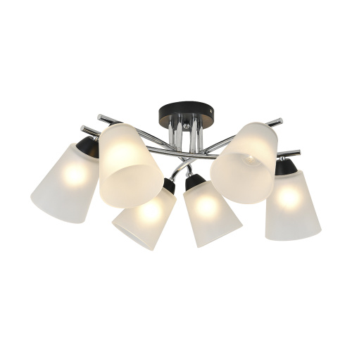 Потолочный светильник Escada 2132/6P E27*60W Black/Chrome фото 4