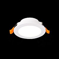 ST212.508.05 Св-к встр. Белый LED 1*5W 3000K/4000K/6000K 375Lm Ra80 110° IP20 D92xH30 220-240V Встраиваемые светильники