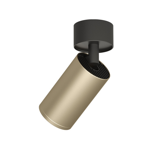 DK2029-BG Светильник накладной IP 20, 15 Вт, GU10, матовое золото с черным, алюминий фото 2