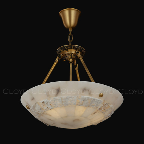 Люстра Cloyd TELEMACH C5 / Ø50 см - алебастр - латунь (арт.12346)