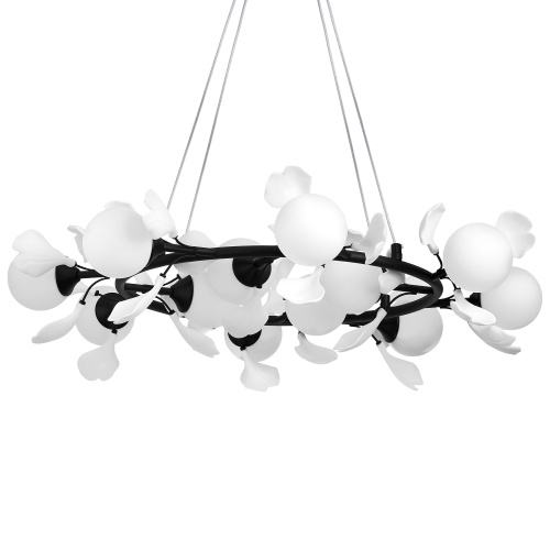 799127 Люстра CERAMO BW 12х6W(led) G9 ЧЕРНЫЙ/БЕЛЫЙ фото 3