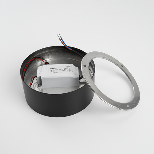 Светильник накладной со светодиодами 10W, 700Lm, черный (4000К), AL200 “Simple matte” фото 7