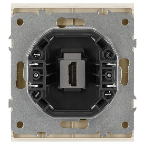 Розетка ЭРА Arktik 16-3114-04 HDMI шампань Б0070507 фото 4 Розетка ЭРА Arktik 16-3114-04 HDMI шампань Б0070507 фото 4