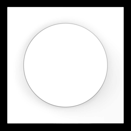 Накладка для светорегулятора поворотно-нажимного S70 (белый матовый) Voltum VLS002002 фото 2