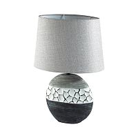 8119/1T COMFI LN26 489 серый, керамика/текстиль Настольная лампа E27 1*60W 220V AVALONA