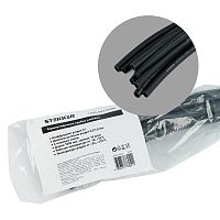Термоусадочная трубка клеевая STEKKER HSTG-953-100BK, длина 100 см., коэф. усадки 3:1