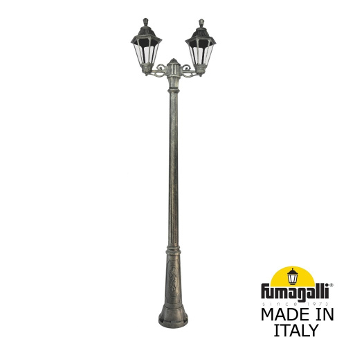 Fumagalli Садово-парковый фонарь FUMAGALLI RICU BISSO/RUT 2L E26.157.S20.BXE27 Fumagalli Садово-парковый фонарь FUMAGALLI RICU BISSO/RUT 2L E26.157.S20.BXE27