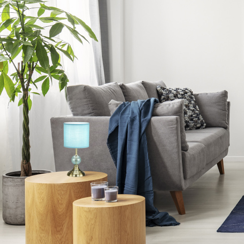 Настольный светильник Escada 10207/L E14*40W Blue фото 2 Настольный светильник Escada 10207/L E14*40W Blue фото 2