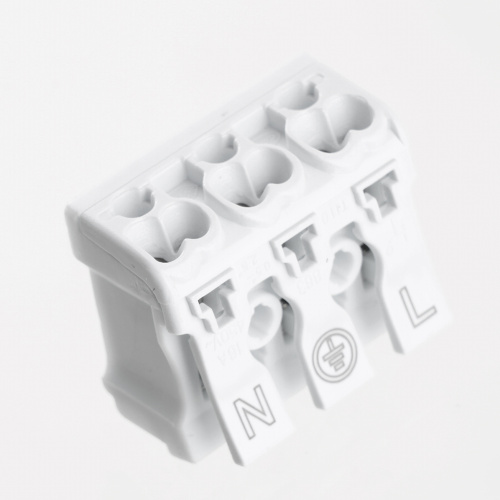 Клемма монтажная с/з STEKKER, LD294-5103, для подключения фазных проводников 3 полюса, 3 контактные группы (3 ввода, 3 вывода на полюс) фото 4